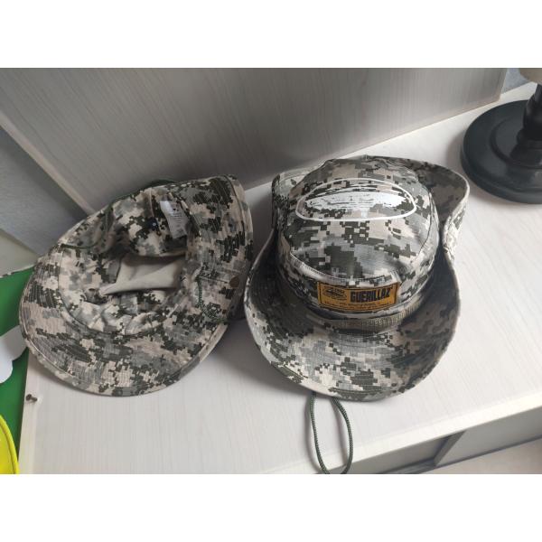 Polyester Outdoor Fisherman Hat 56cm Camouflage Pantone Color