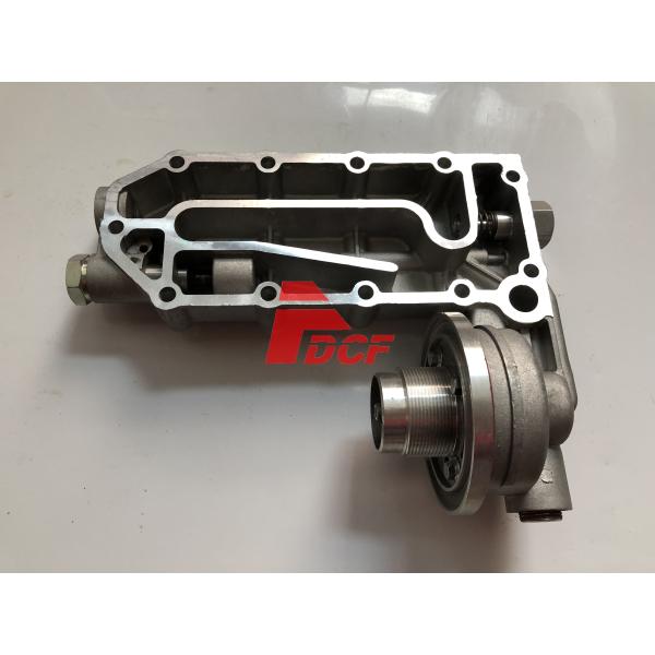 крышка маслянного охладителя 6Д114 с клапаном 6743-61-2111 для частей двигателя дизеля экскаватора