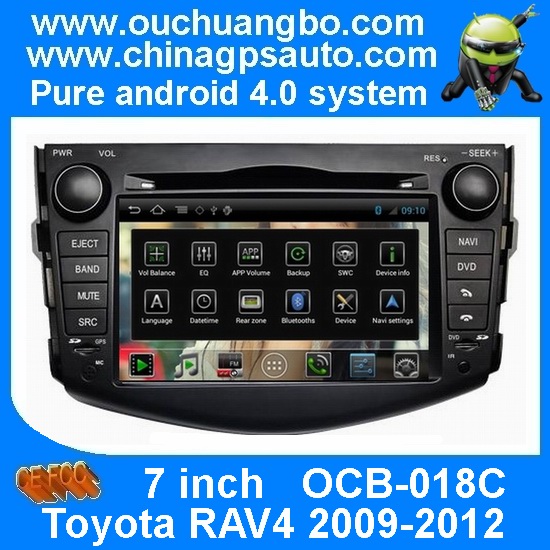 Ouchuangbo Android 4.0 Car GPS Head Unit S150 System for Toyota RAV4 2009-2012 with Navi Auto Radio BT iPod OCB-018C