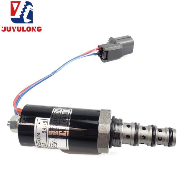 JUYULONG Safety Locking Solenoid Valve YN35V00005F1 for Kobelco SK200 250 260-2-5/G24D12A Construction Machinery Parts