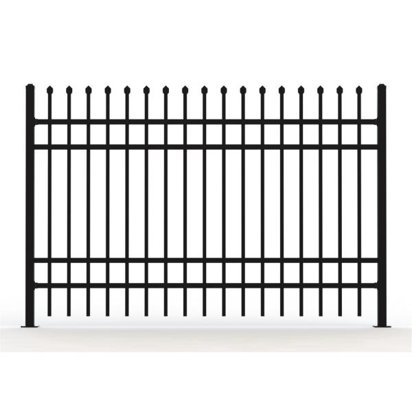 Metal wrought iron steel fence panels