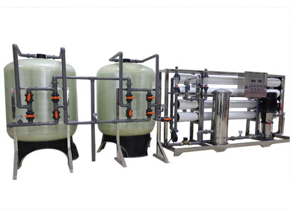 Manual Control RO Water Purifier Machine , Pure Drinking Water Treatment System 8000 LPH