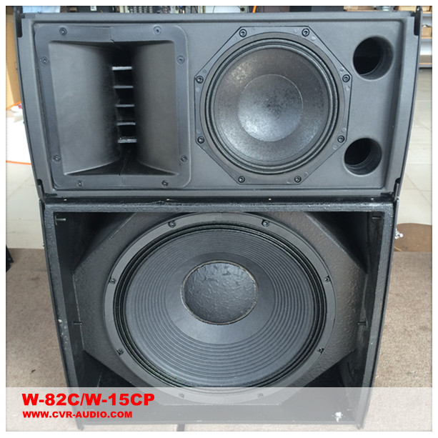 2 Way Audio 15 Inch Pa System Plywood Speaker Box For Night Club