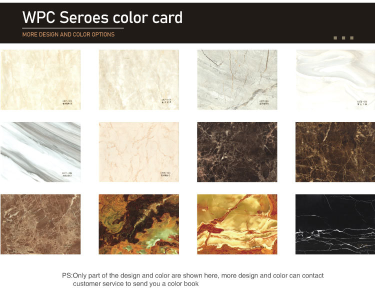 High Glossy Waterproof Wall Panel 1220*2240mm Uv Pvc Sheet Marble Alternative Pvc Sheet