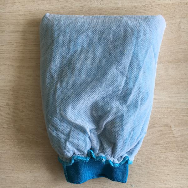 House keeping  washing absorb mitt 100% polyester microfiber mitt gloves