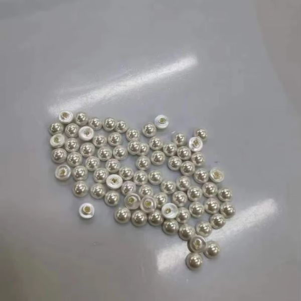 3mm 4mm 5mm 6mm 8mm  Round Cabochon Half Round ABS Plastic Pearl for Shoes Bag Making