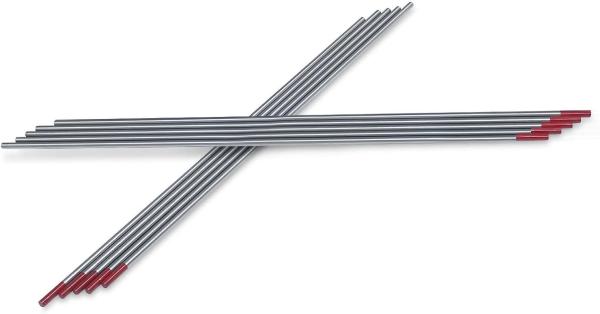 Unleash Your Tig Welding Potential with WT20 3/32 2.4mm*175mm Red Tungsten Electrodes