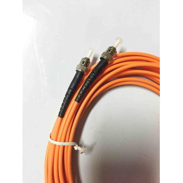 LC ST Patch Cord For Telecom System , Duplex Fiber Optic Cable 2M 3M 5M 15M