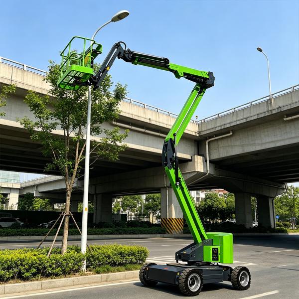 Arboriculture Scissor Boom Lift Platform Towable Articulating Arm 230kg