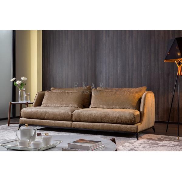 Fabric Velvet Furniture Couch Living Room Sofa