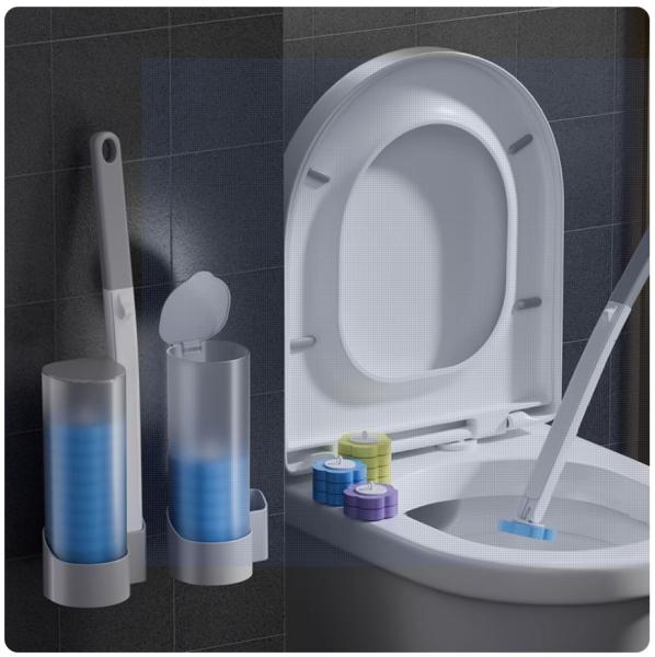 Nettoyage de salle de bains Une brosse de toilette jetable Nettoyeur de toilettes léger pour une salle de bains étincelante