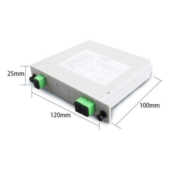 Customized G657 Fiber Type 2x1 Card Splitter 1*2 for 4G Network Fiber Optic Cabinet