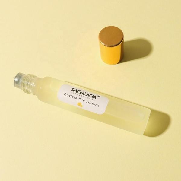 Soins végétaliens personnalisés en gros stylo à ongles sans marque stylo à paillettes Revitalisateur stylo à rouleaux huile de cuticule en vrac