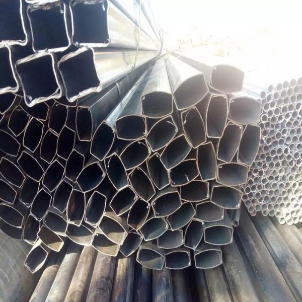 Hot Rolled Shaped Pipe Black Welded Hollow Section Zinc Layer 28mm Mild Steel Tube