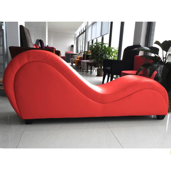 Губка деревянной рамки кожаная заполнила стулья софы секса 170x73x43cm