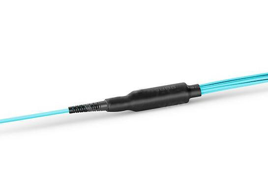 3M двухшпиндельное OM3 MPO к гибкому проводу 50/125 волокна 8xLC оптически