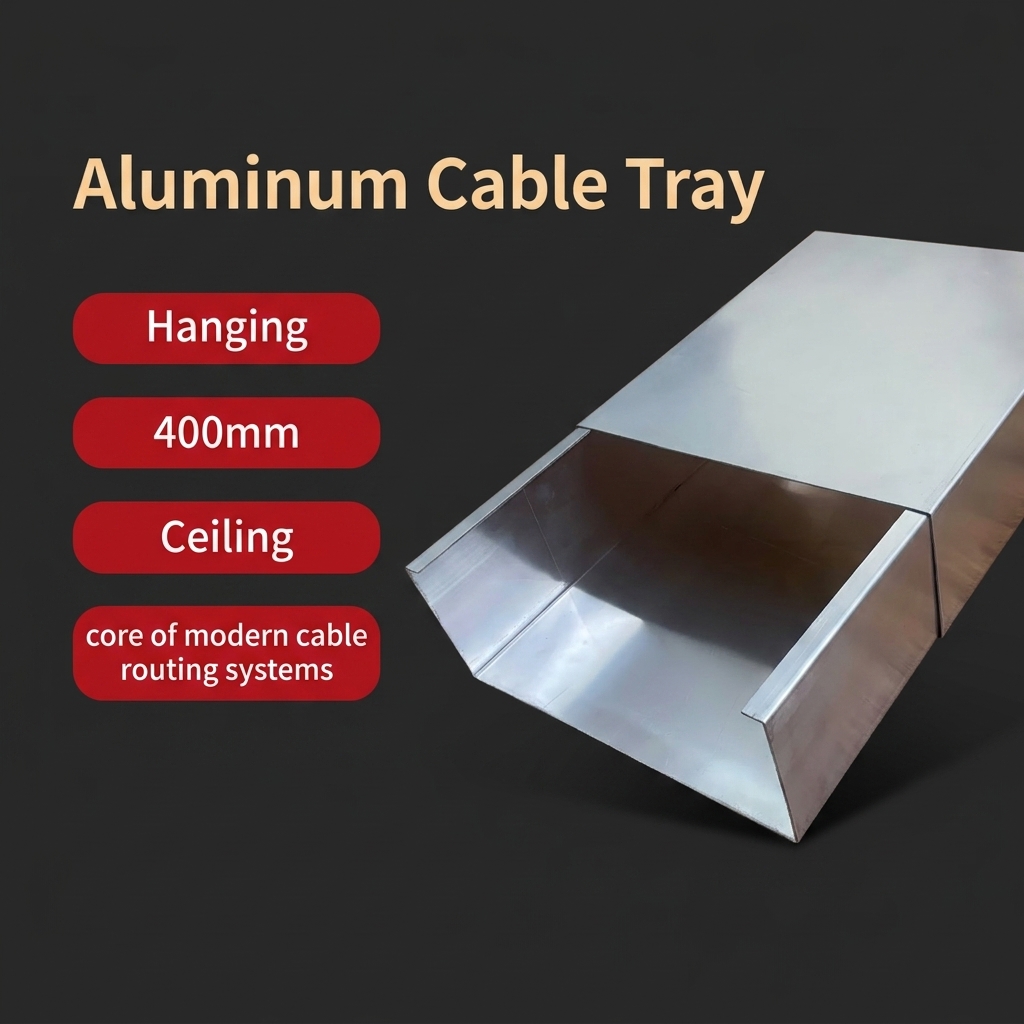 Hanging 400mm Aluminum Cable Tray Pricing From Ceiling