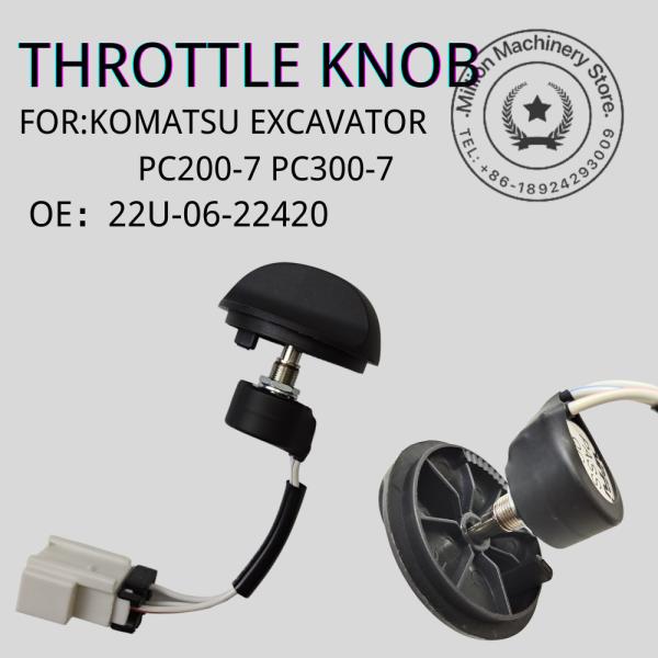 22U-06-22420 Excavator Electrical Parts FOR PC200-7 PC300-7 Throttle Switch