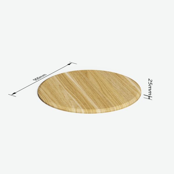 Plateau de table d'étude en panneaux de particules de densité moyenne avec surface texturée