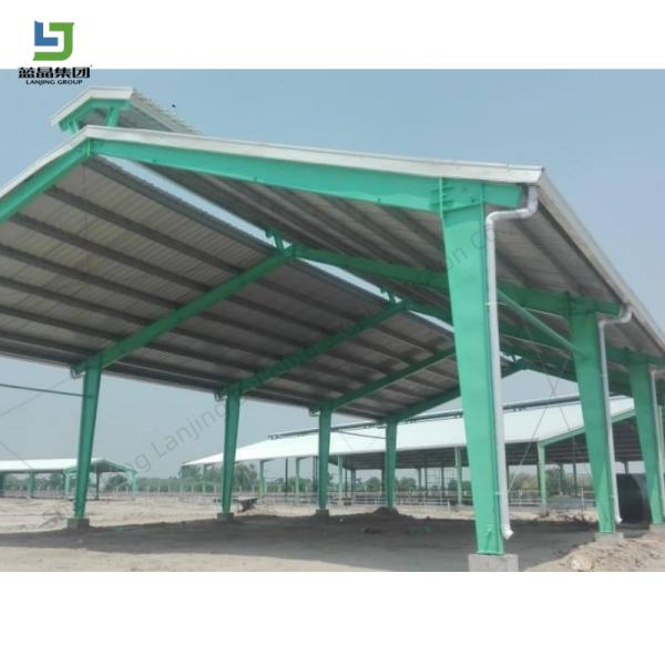 Prefab Light Steel Structure Warehouse Galvanized Metal Frame Building