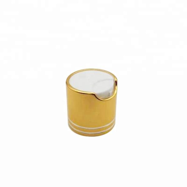 Leakproof Plastic Flip Top Dispensing Caps Custom Logo Printing For Cosmetic Bottle