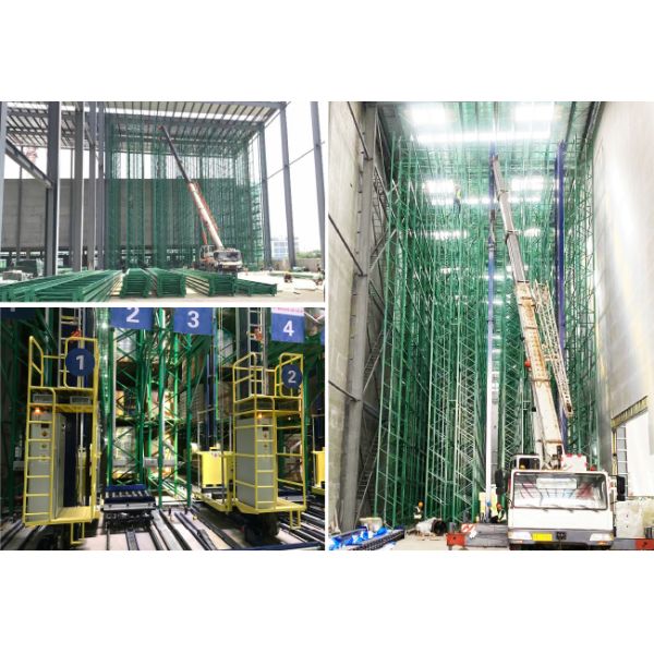 Single Deep pallet Stacker Crane ASRS, Floor Supported SRM(Storage Retrieval Machine), Automatic Storage And Retrieval System,Automation Logistics Warehouse