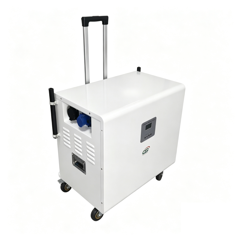 BH-16KWH All-in-one Series 15KWH Battery Mobile Solar Powered Portable Industrial Power Bank Station PV to Charge Vehicle