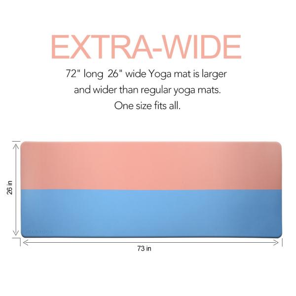Extra Thick Lightweight Sport Yoga Mat With Dow POE7250 Material