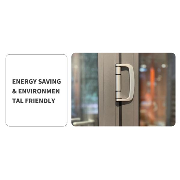 Portas de empilhamento de dobramento de alumínio do projeto moderno para a porta bifold vitrificada da porta da casa dobro bifold vertical residencial