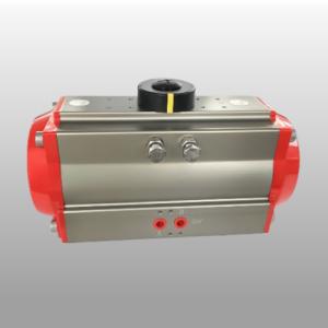 Relèche à traction rotative en aluminium et actionneur pneumatique à pignon avec montage ISO 5211