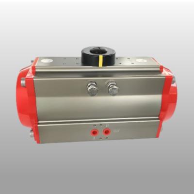 Aluminium Rotary Stroke Rack And Pinion Pneumatic Actuator With ISO 5211 Mounting