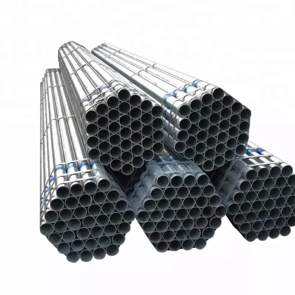 ASTM Round Hot Dip Galvanized Steel Pipe Q195-Q235 6m-12m Wu Steel