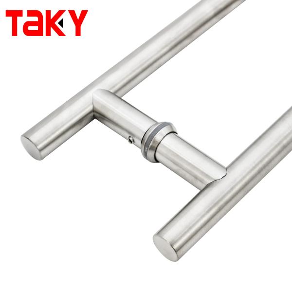 Easy Installation Customized OEM Stainless Steel Modern H Shape Glass Door Handle