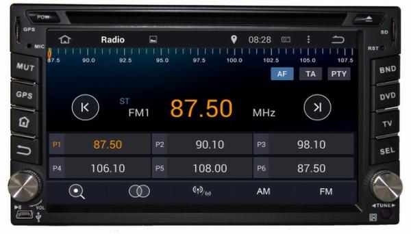 Ouchuangbo 6.2 Inch Audio Radios for Universal Car DVD Android 4.4 GPS Navigaiton iPod USB OCB-6205D