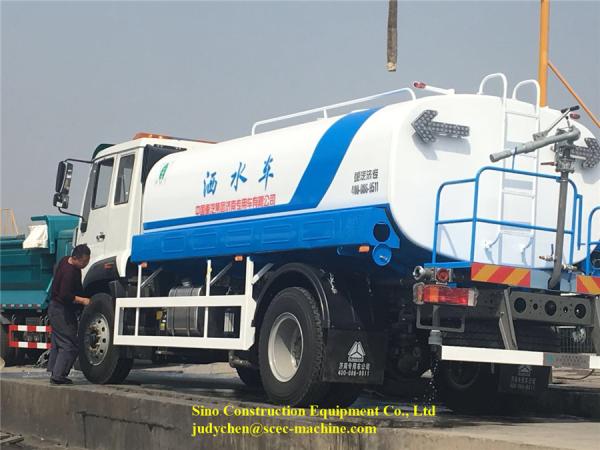 Large Capacity Liquid Tanker Truck 15000L Water Tanker Lorry 266hp Engine