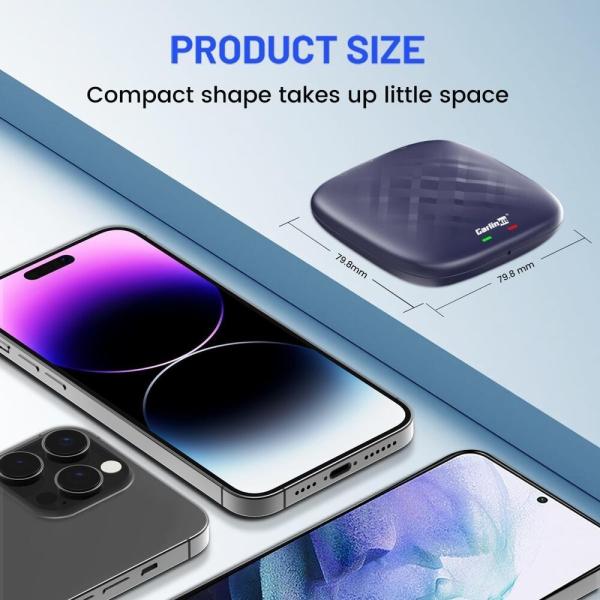 Wired to Wireless Adapter Carplay Tbox S Model Plus Smart Magic Box Car Ai Box 8-Core 4g 64g Wifi GPS Android 13 With Youtube & Netflix