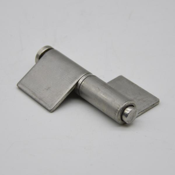 Stainless steel weld on hinge SBH2312 for steel gate, material SS304, size:46X23X1.5mm, 54X27X2.0mm