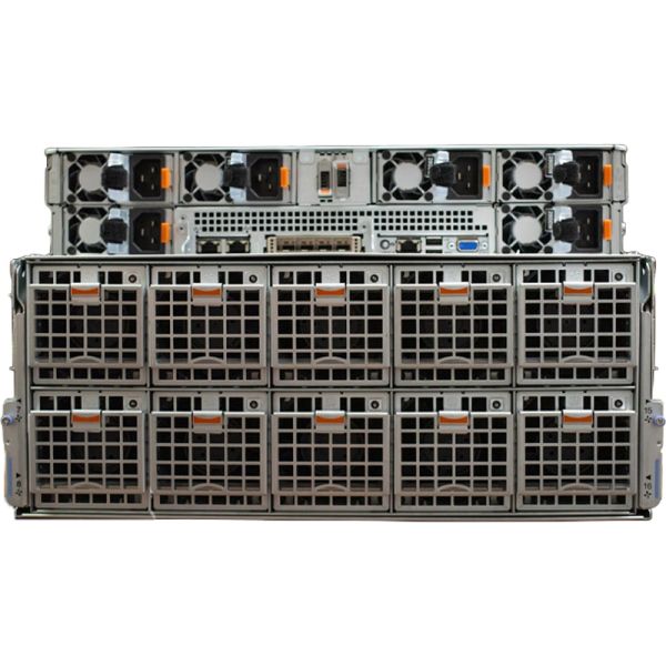 Dell PowerEdge XE9680 6U Rack Server with 5th Gen Intel Xeon, 8 NVIDIA HGX H100 GPUs, and 32 DDR5 DIMM Slots for AI Training