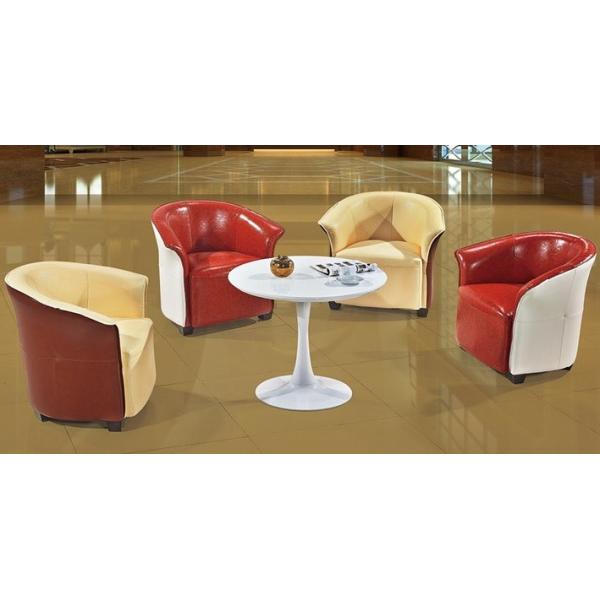modern PU leather restaurant lobby chair furniture/PU leather restaurant swivel chair
