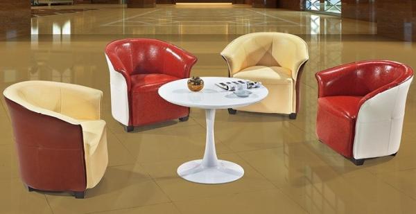 modern PU leather restaurant lobby chair furniture/PU leather restaurant swivel chair