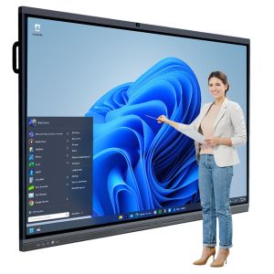 4K UHD Multi-Touch Screen Customizable Interactive Whiteboard Smart Board for Business and Education