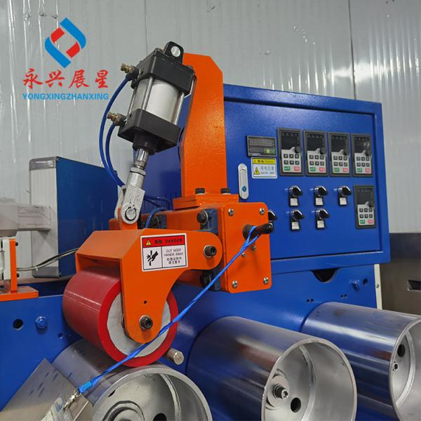 Máquina automática de fabricação de tiras de PET de parafuso único, máquina de fabricação de cintos de embalagem de 9 mm