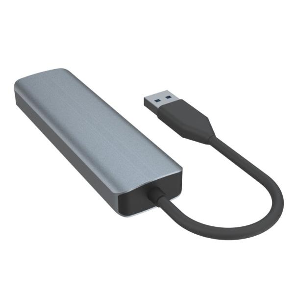 All In One USB A Hub Multiple USB 3.0 Hub Effortless Data Transfer 5Gbps Power Support Mac