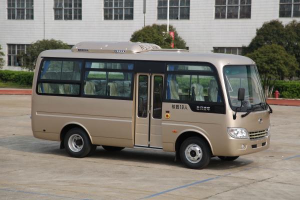 Mudan Star Type 19 Seats Diesel Mini Bus Cummins Engine Manual Gearbox