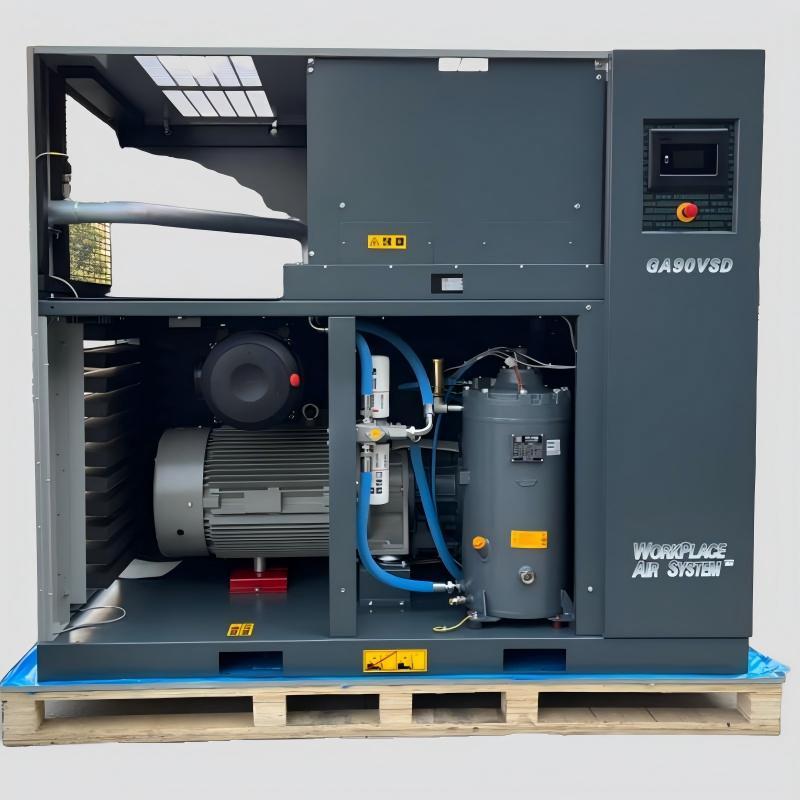 Atlas Copco GA90 VSD Oil Injected Screw Compressor 90 kW Variable Speed Drive