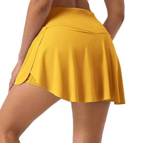 Factory Fashion Custom High Rise Plain Sport Tennis Skirt Dress with Side Pocket