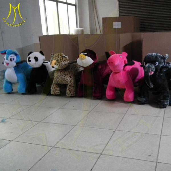 Hansel  amusement park equipment mechanical walking animal bike electric power wheels ride on kids car baby horse rider