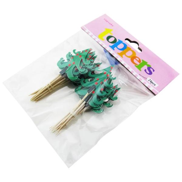 Home Party Christmas Muffin Party Cupcake Toppe