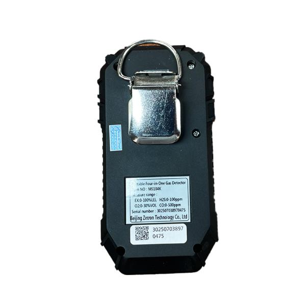 MS104K Portable 4-in-1 Gas Detector for O2, CO, H2S, and LEL Monitoring