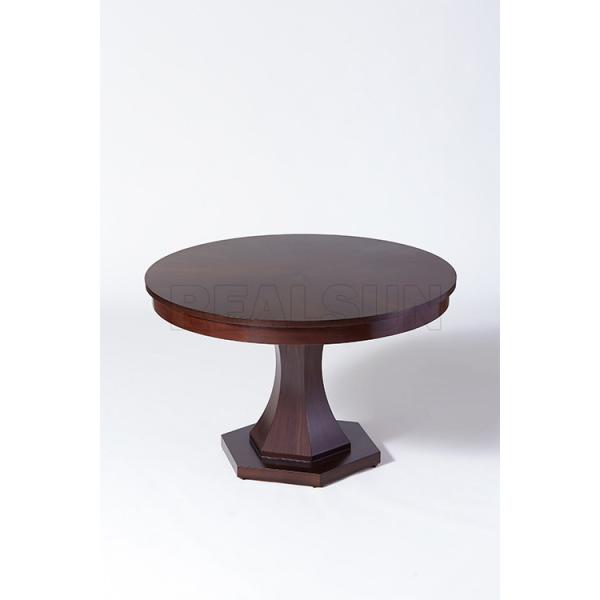 Customizable Design MDF Living Room Coffee Table With Walnut Veneer Solid Wood Base